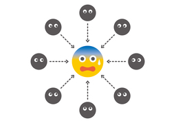 fall underのイラスト